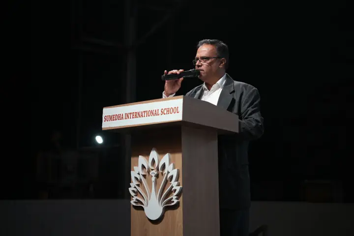 Celebration moment at Sumedha International School