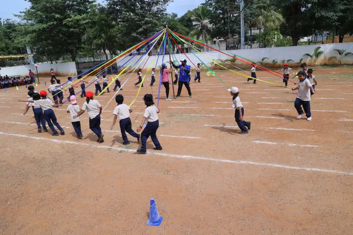 Celebration moment at Sumedha International School